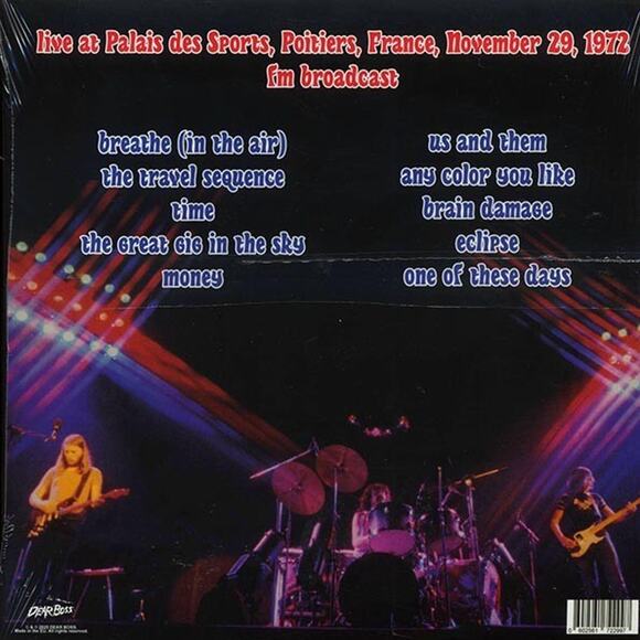 Pink Floyd The French Connection Live 1972 Poitiers Palais Des Sports Vinyl Ltd - Picture 4 of 6